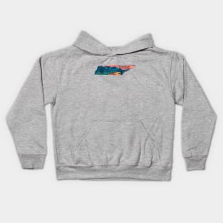 Tennessee Fly Fishing State River Sunset by TeeCreations Kids Hoodie